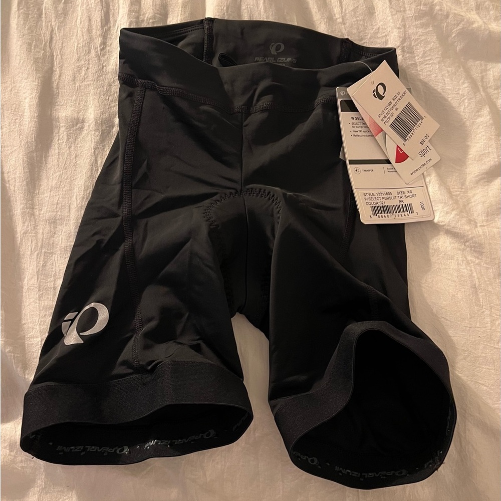 Pearl Izumi women’s select pursuit tri short black size xs